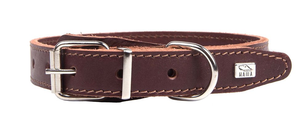 Ошейник 25 двухслойный украшенный