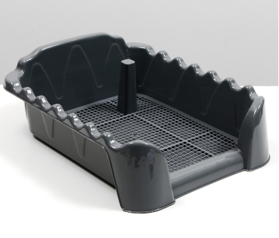 Туалет "Риф" со столбиком, для собак, 55 х 40 см, FIX