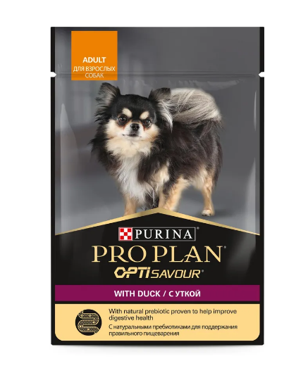 PRO PLAN д/С (Взрослые собаки) Утка 85г