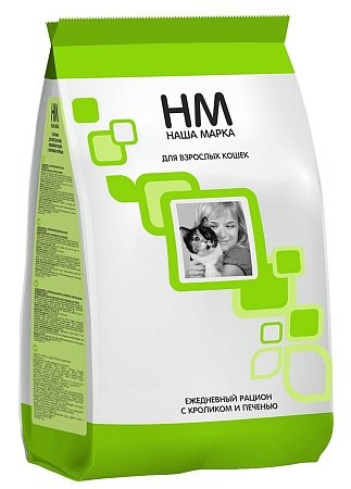 "НАША МАРКА" С/К Д/КОШЕК 2кг (КРОЛИК ПЕЧЕНЬ) 0990