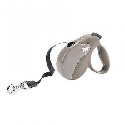 Рулетка AMIGO MEDIUM (лента) со сменной крышкой корпуса, бежево-голубая