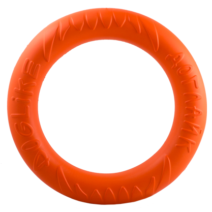 ИГРУШКА Д/СОБАК "КОЛЬЦО 8-МИГРАННОЕ DOGLIKE МИНИАТЮРНОЕ ОРАНЖЕВОЕ" D5195