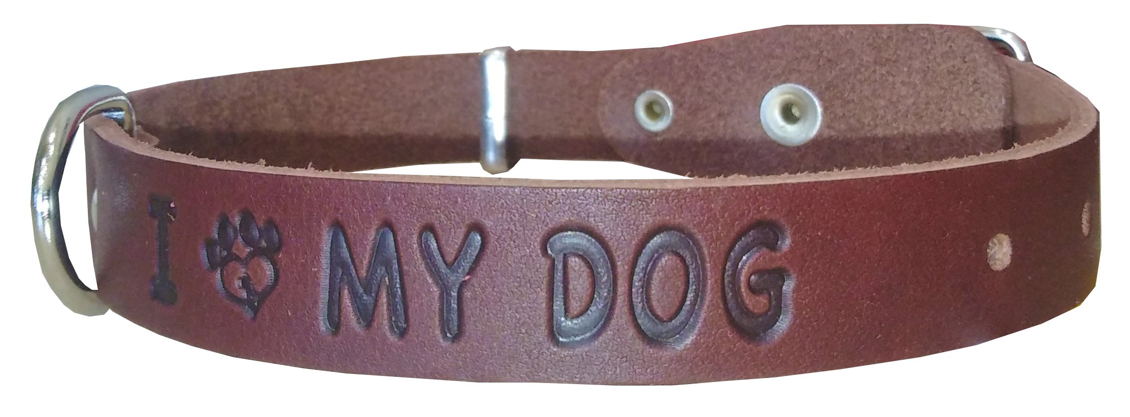 Ошейник 20 тисненый "MY DOG"