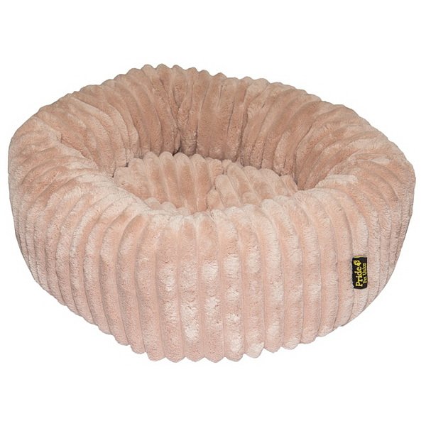 Ватрушка Альпака меховая, цвет пудровый размер 53*53 см