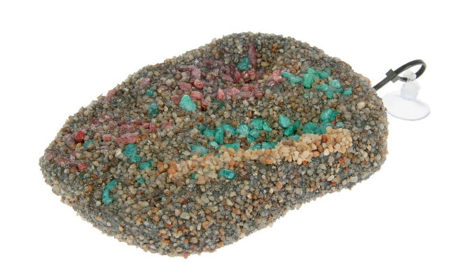 Плот для черепах с присоской плавающий большой 30 х 15 см