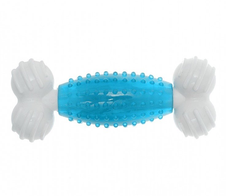 CanineClean игрушка для собак Косточка нейлон/синтетическая резина 19 см с ароматом мяты, зеленый