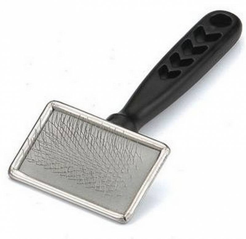 Пуходерка (Hello Pet) 168112S металлическая с пластиковой черной ручкой малая