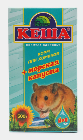 ЗЕРНОСМЕСЬ "КЕША" Д/ХОМЯКОВ 500г (МОРСКАЯ КАПУСТА)