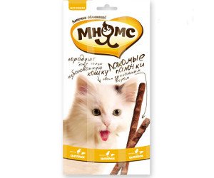 ЛАКОМСТВО "PRO PET" МНЯМС Д/КОШЕК  13,5см (ЦЫПЛЕНОК+ПЕЧЕНЬ) 3х5гр 22001