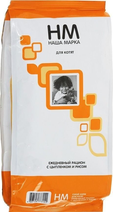 "НАША МАРКА" С/К Д/КОТЯТ 400г  (ЦЫПЛЕНОК+РИС) 0150
