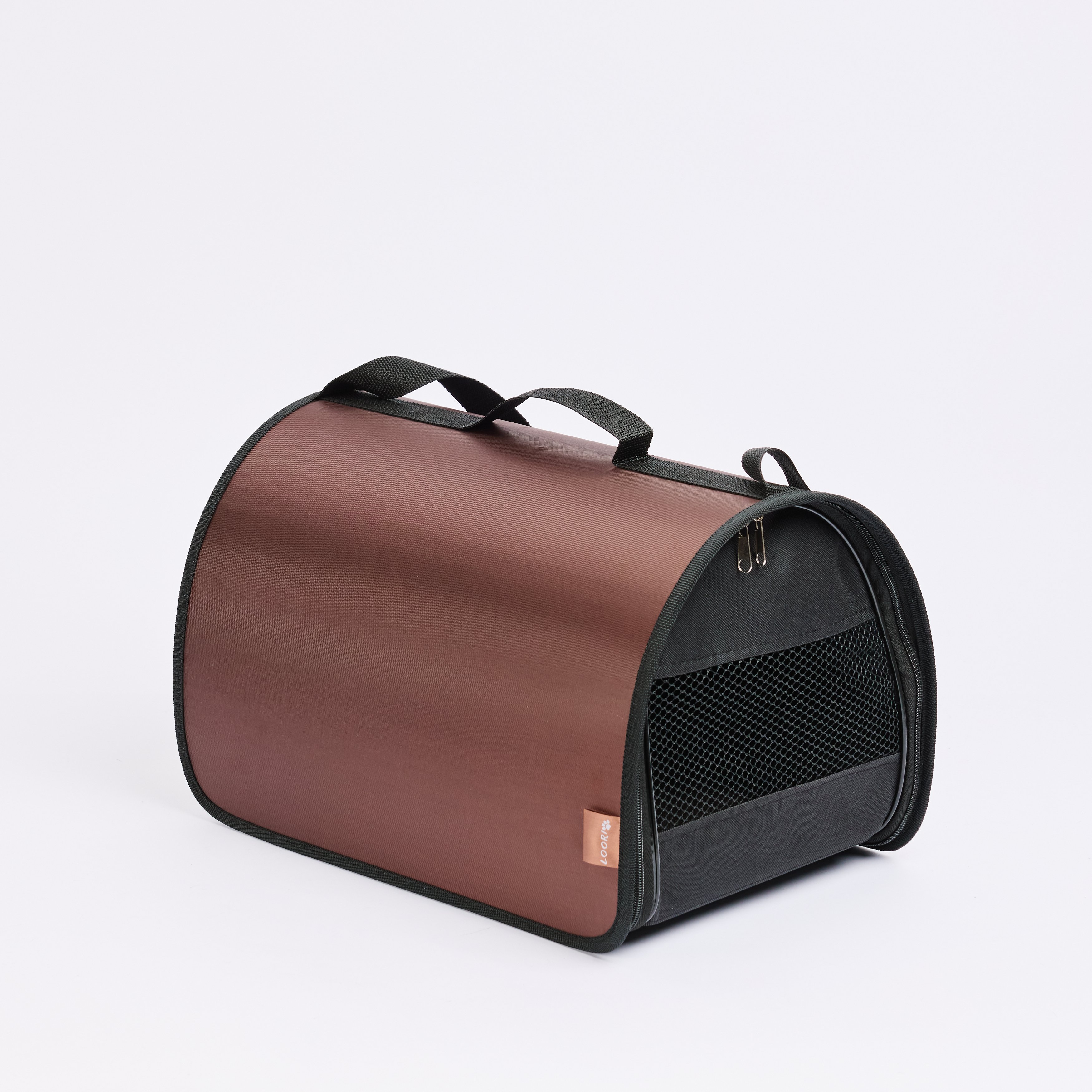 10765 Сумка-переноска Оксфорд коричневая 40*25*26