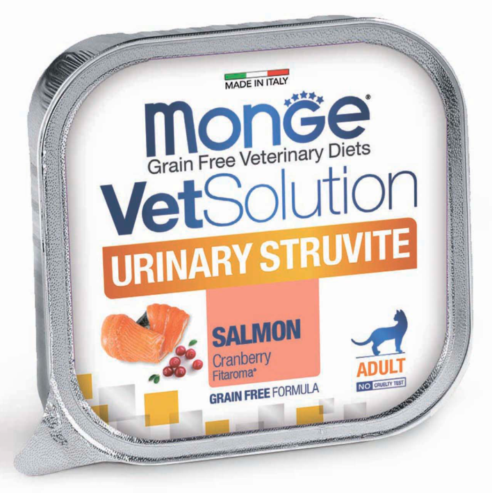 Диетический корм Monge VetSolution Cat Urinary Struvite Уринари Струвит для кошек при заболеваниях м