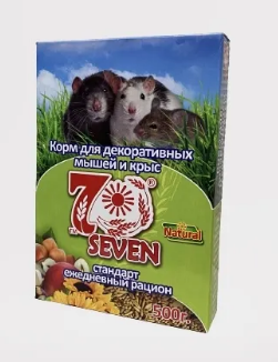 Корм Seven seeds для Декор.МЫШЕЙ и КРЫС 500 г.
