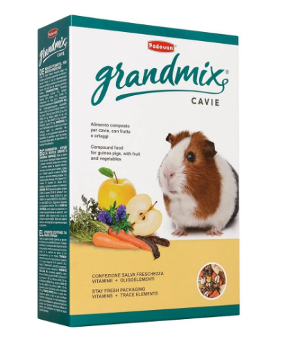 Padovan Grand Mix Cavie основной Мор.свинок и Шиншилл 850гр