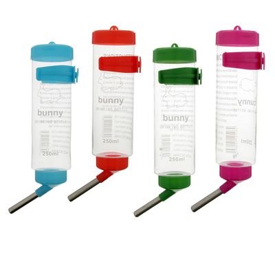 Поилка для грызунов 250 мл, 16 Х 4,5 см, микс цветов