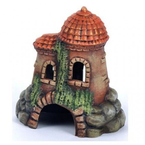 Аквадекор-грот для аквариума К-06 Замок-купол