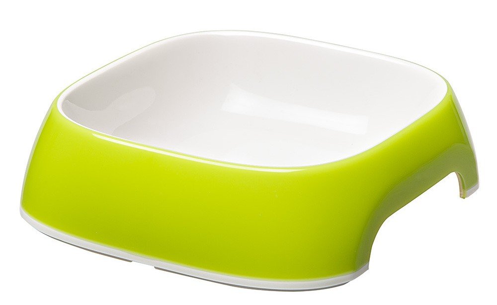 Миска GLAM XS пластиковая, лайм, 0,2 л