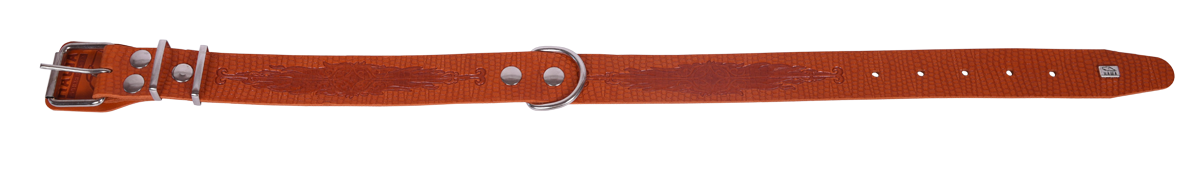 Ошейник 35 рептилия средний тисненый