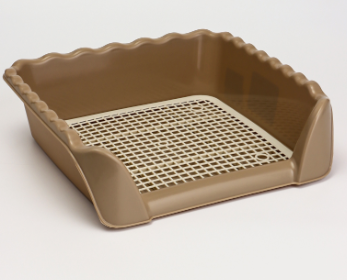 Туалет для собак с высокими бортами 38/36/12см Бежевый