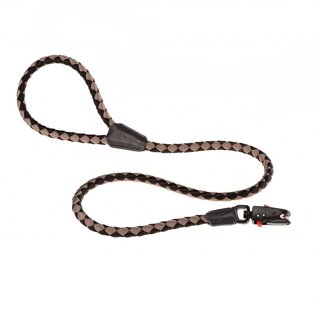 Поводок TWIST MATIC G18/110 черный с коричневым