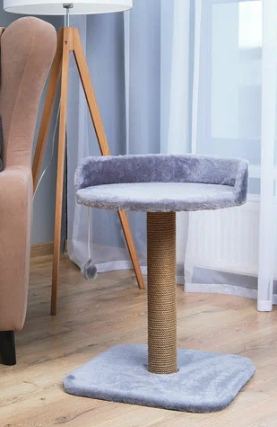 Когтеточка с лежанкой 62 сер
