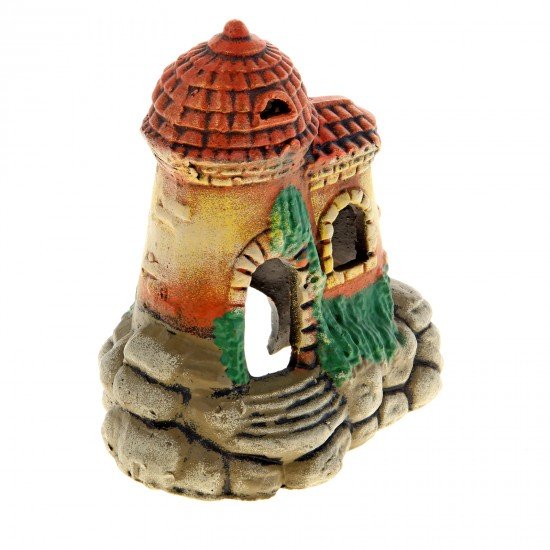 Аквадекор-грот для аквариума К-06 Замок-купол (камень)