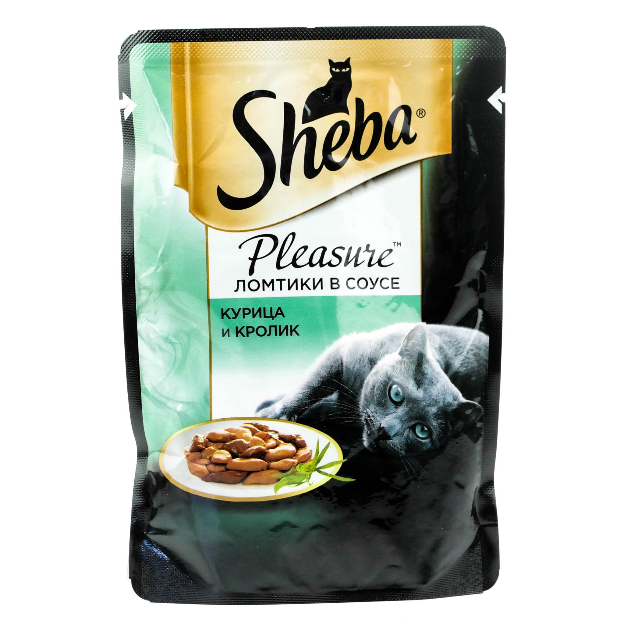 Корм Sheba д/взр.кош курица/кролик 75г