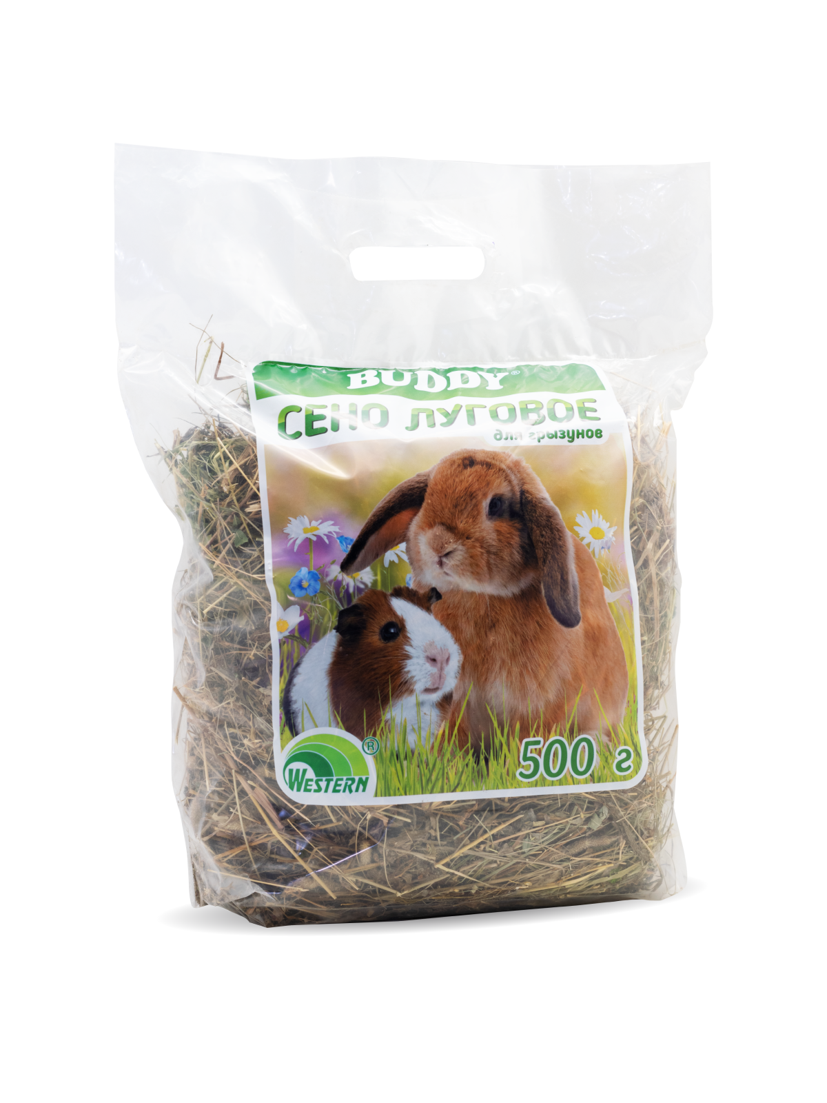 СЕНО ЛУГОВОЕ "БАДДИ" 500г В П/Э ПАКЕТЕ