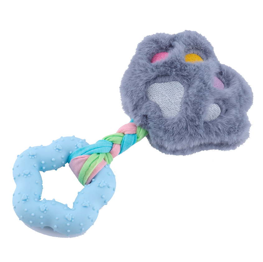 Игрушка-пищалка WOGY д/собак Лапка со звездой 10922-8544