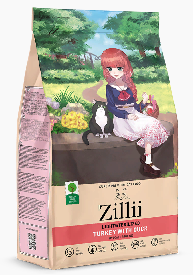 Зилли д/кош стерил Индейка с уткой 2кг