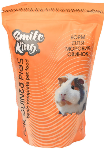 Корм для морской свинки Smile King 800г
