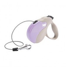 Рулетка (Ferplast) "Amigo Mini" шнур - 3 м, 12 кг со сменной крышкой корпуса, сизо-серая