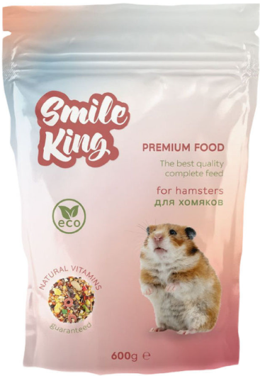 Корм для хомяка Smile King 600г премиум