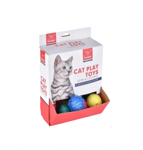 Игрушка NUNBELL д/кошек Шарики 5см 1/60
