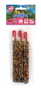 Эконом палочки д/птиц вишня,шиповник,овощи 3шт/уп