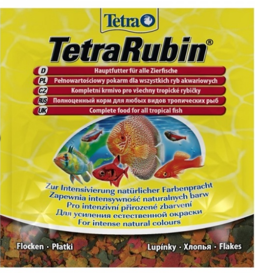 Tetra Rubin 0.012кг хлопья д/окраса рыб (пакет)
