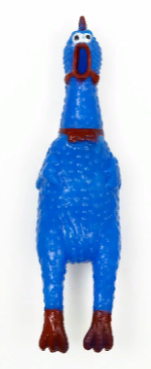 Игрушка резиновая пищащая "Курица" малая, 16,5 см 897811