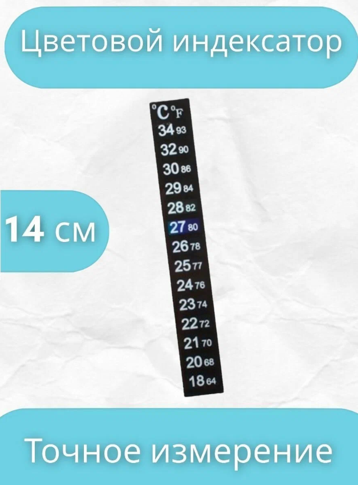 Термометр цифровой наклейка