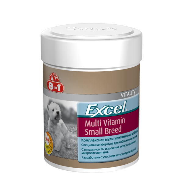 ВИТАМИНЫ "8 В 1" Д/СОБАК МЕЛКИХ ПОРОД 70т MULTI VITAMIN SMALL BREED 109372