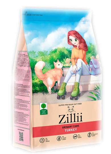Зилли д/кош Urinary Индейка 400гр