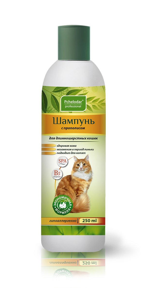 Пчелодар Шампунь с прополисом. д/длин кош 250мл