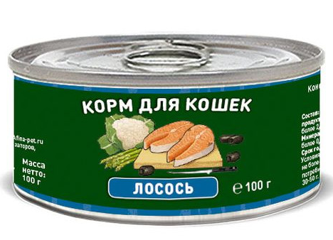 Solid Natura Holistic Лосось влажный корм для кошек жестяная банка 0,1 кг
