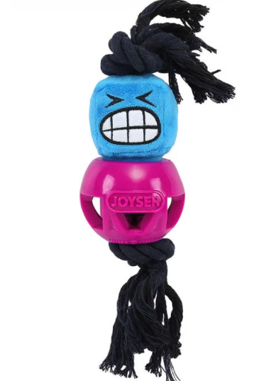 Игрушка для собак JOYSER Cageball с мячом и пищалкой Розовый