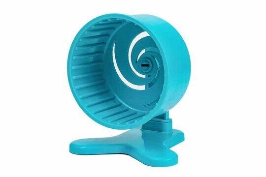 ZooM Колесо д/грызунов HYPNO литое с подставкой D90 (полистирол) бирюзовое