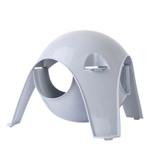 Дарэленд Домик д/грызунов КОМЕТА подвесной/напольный 21*21*13см (полипропилен) светло-серый