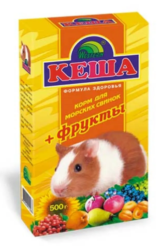 ЗЕРНОСМЕСЬ "КЕША" Д/МОРСКИХ СВИНОК 500г (ФРУКТЫ)