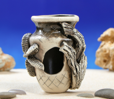 Декорации для аквариума "Амфора маленькая" микс