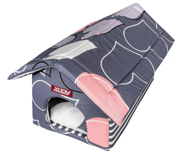 Домик Будка (хлопок) №2 сердца