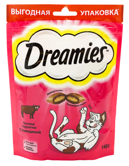 Dreamies с Говядиной 140г