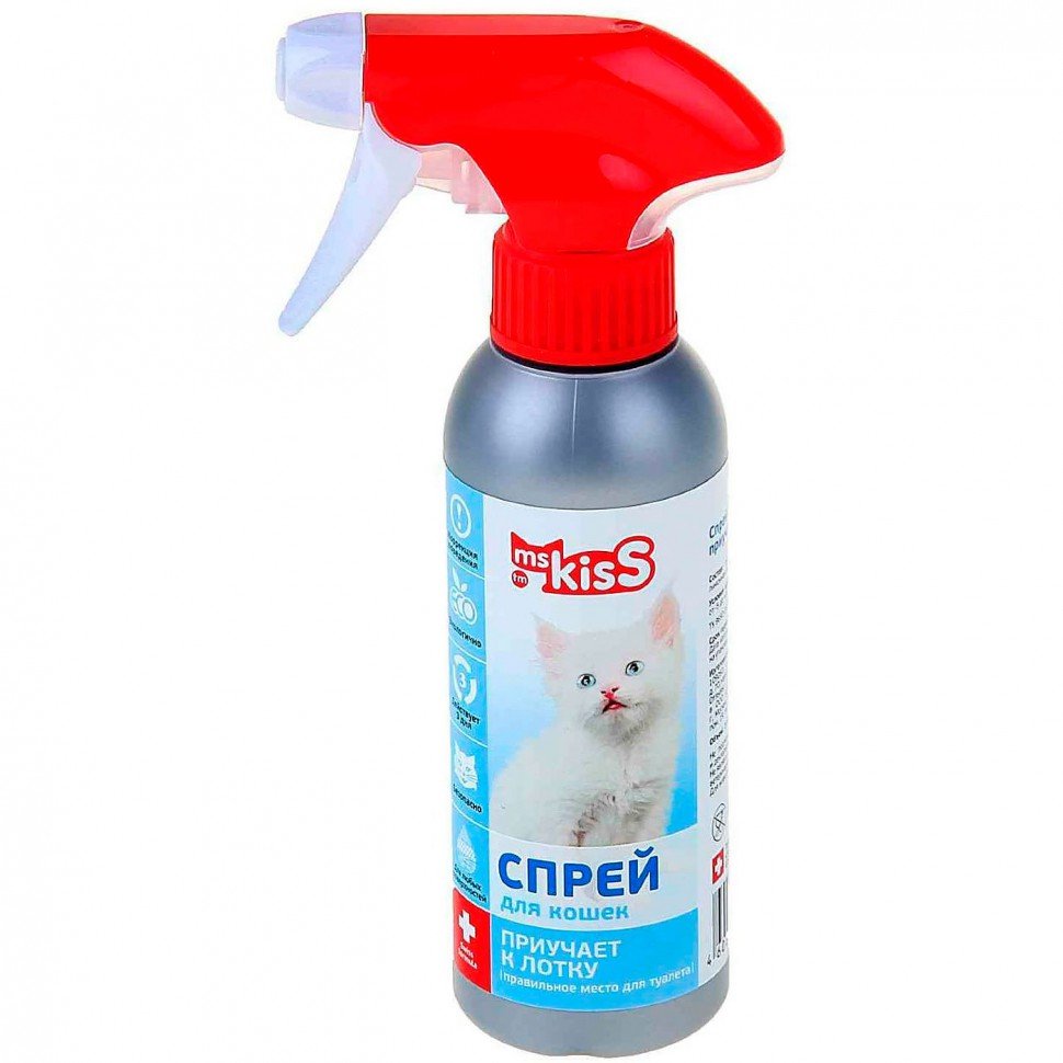СПРЕЙ "М.КИСС" Д/КОШЕК ПРИУЧАЕТ К ЛОТКУ 200мл МК05-00290